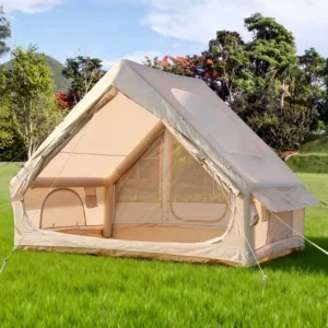 Lightweight AB Version Double-Door Inflatable Oxford Waterproof Summer Tent with Large Skylight