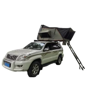 Lightweight ABS Hard Shell Four-season Double Layer Oxford Fabric Side Flip Roof Top Tent Hydraulic Automatic Side Open Car Tent