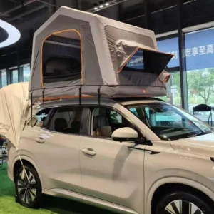 Lightweight Aluminum Hard Shell Camping Foldable Rooftop Tent Quick Setup 4 Person 4X4 Triangle Car Roof Tent