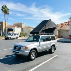 Lightweight Aluminum Hard Shell Rooftop Tent Triangle Design Outdoor Camping Rooftop Tents for Trucks