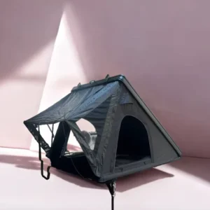 Lightweight Aluminum Hard Shell Rooftop Tent with Ladder, Waterproof, for Car Roof Camping