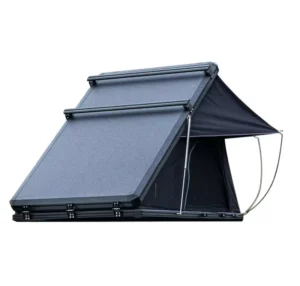 Lightweight Aluminum Mini Camper Trailer Hard Shell Rooftop Tent for Car