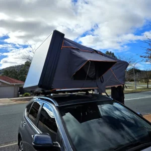 Lightweight Aluminum Rooftop Car Tent, 450N Gas Strut, 3000mm Waterproof, Double Layer, Automatic Opening, Four-season