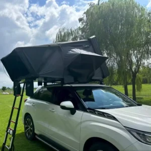Lightweight Aluminum Z-Type Hard Shell Car Rooftop Camping Tent