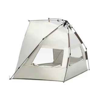 Lightweight Foldable Pop up Camping Tent Semi open View UPF50 UV Protection Shelter Support Custom Logo OEM ODM