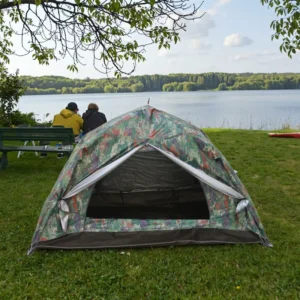 Lightweight Four-Season Waterproof Easy Setup High Ventilation Double Layer One Bedroom Camping Tent