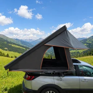 Lightweight Hard Shell Aluminum Four-Season Rooftop Tent for Cars One Bedroom Outdoor Camping