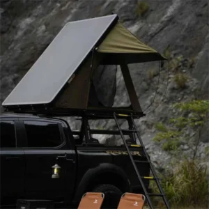 Lightweight Hard Shell Aluminum Rooftop Tent for Cars Outdoor Camping Use