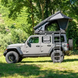 Lightweight Hard Shell Aluminum Rooftop Tent with Annex for Car Camping
