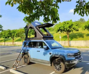 Lightweight Hard Shell Rooftop Tent Outdoor Waterproof Camping Car Top Roof Tent Inflatable Roof Top Tent