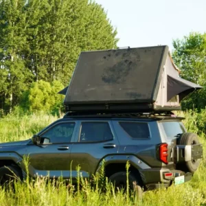 Lightweight Hard Shell Rooftop Tent with Ladder, 2-3 Person, Aluminum, for Cars