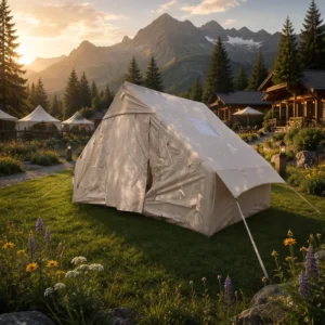 6.3m2 Lightweight Inflatable Air Tent 210D Oxford Fabric Waterproof 13KG Portable Camping Shelter 3*2.1*2m Single Entry Glamping