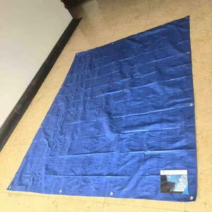 Lightweight LDPE-Coated Woven Mesh Fabric for Outdoor Curtains, Portable Waterproof Moisture-Resistant