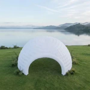 Lightweight LED Inflatable Igloo Dome Tent for Outdoor Weddings and Glamping Parties