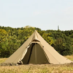 Lightweight Portable Four season One Bedroom Octagonal Pyramid Tent Waterproof Nylon Outdoor Camping Roof Stove Jack Hole