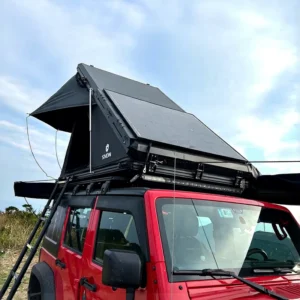 Lightweight Rooftop Tent Black 4 5 Person Hardshell Roof Top Tent Light for Camping Cars