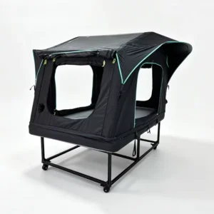 Lightweight Skylight Rooftop Tent for 2-3 Persons, 4×4 Offroad Car Camping