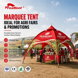 Lightweight Spider Arch Dome Tent for Outdoor Events and Marketing