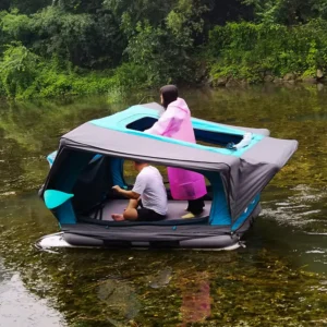 Lightweight Ultralight 1 Man 2 3 Person Inflatable Pop Blow up Air Family Camping Backpacking Waterproof Rooftop Tent