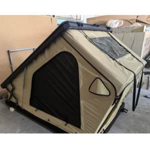 Loading 75kg Hard Shell Pop Up Camping Shelter for SUVs & Trucks Waterproof UV Resistant Canvas Car Roof Tent