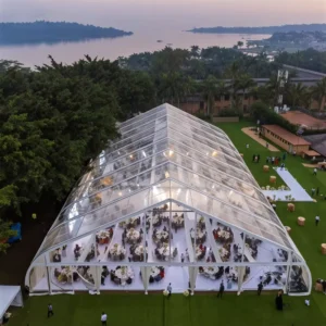 Love Heart Shape Clear PVC Wedding Marquee Transparent Outdoor Banquet Party Tent for Wedding Ceremony