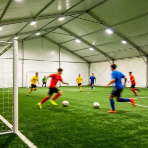 Low Cost Modular Sports Tent Big Span Aluminum Frame Marquee for Indoor Football Basketball Court