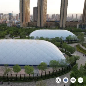 Low Maintenance Windproof Waterproof Air Dome Hall for Integrated Commercial Tennis Badminton Sports Operation