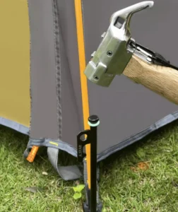 Low Moq Ultralight Outdoor Camping Tent Accessories Carbon Steel Canopy Pegs Tent Ground Nail