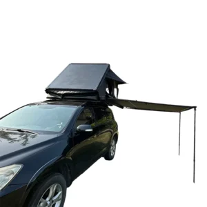 Low Price Side Awning Tri Folding Half Hardshell Roof Top Tent Custom Roof Top Tent for Outdoor Camping