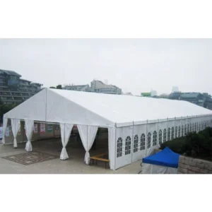 Luxury Aluminum Frame PVC Marquee Tent for Outdoor Events Industrial Wedding Party Four-Season Waterproof Customized Size