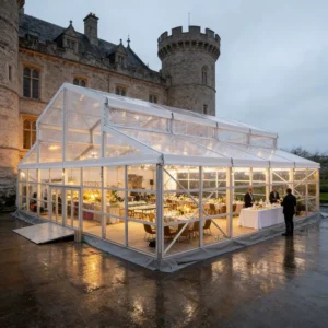 Luxury Aluminum Wedding Marquee Heavy Duty Windproof Snowproof Large Space For Party Catering Flexible Modular Design