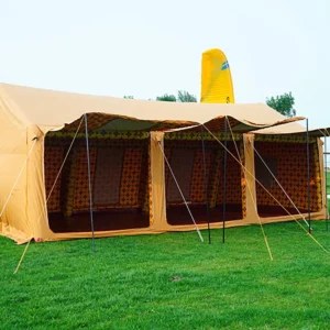 Luxury Arabic Canvas Tent Waterproof Outdoor Glamping Tent Middle East Desert Camping Tent Custom Size