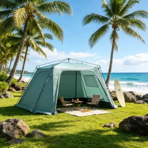 Luxury Camping Tent Portable Double Layer Windproof for Outdoor Glamping and Large Outdoor Gathering Events