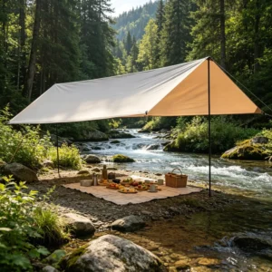 Luxury Camping Tent and Waterproof Outdoor Camping Tent for Outdoor Wedding with Anti-UV Coating Layer