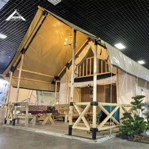 Luxury Camping Tents From the Factory Featuring a Second Floor Attic Design for Luxury Resorts and Hotels