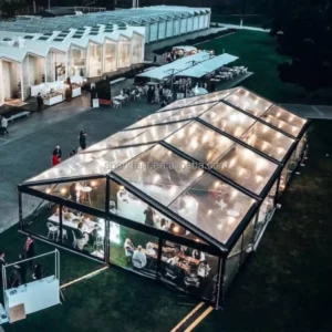 Luxury Durable Customized Size 300 People Transparent Pvc Party Wedding Canopy Tent 20 X 20m