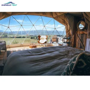Luxury Eco Resort PVDF Outdoor Prefab Glamping Mountain House Hotel Tent for Camping