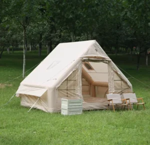 Luxury Fast Set up Outdoor Inflatable Camping Tent Durable 420D Oxford 1 2 Persons Air Tent Blow up Tent for Camping Hiking