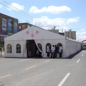 Luxury Four Season PVC Outdoor Event Tent with Aluminum Frame for 200 People Weddings Trade Shows and Parties