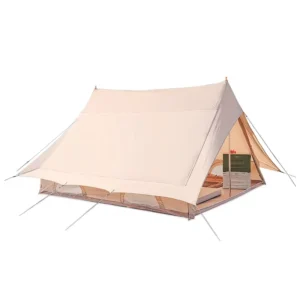 Luxury Four Season Waterproof Tent Large Families Cotton Polyester Canvas Aluminum Pole Outdoor Camping 2M