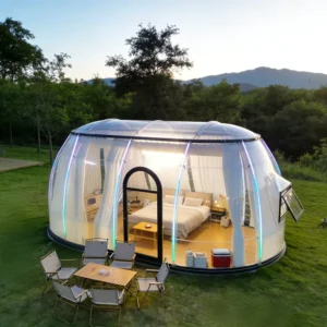Luxury Full House New Polycarbonate Geodesic Igloo Transparent PC Tent Dome Tent Starry Sky Dome House
