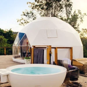 Geodesic Dome Tent House for Winter Glamping Outdoor Resort Hotel Camping
