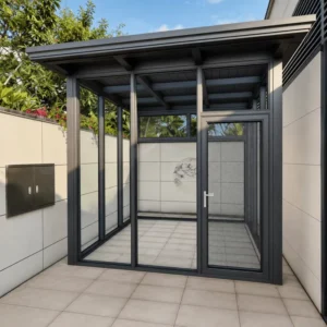 Luxury Glass Sunroom Outdoor Garden House With Aluminum Frame for Four Season Living Area Relaxation
