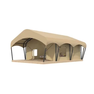 Luxury Hospitality Safari Glamping Tent House Expandable Container House Waterproof PVC for Hotel Prefab