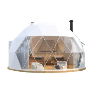 Luxury Hotel Camping Tents Waterproof Inflatable Clear Geodesic Glamping Dome Tent for Resorts Trade Show