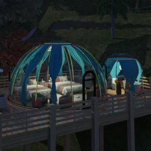 Luxury Hotel Tent Dome Room Full House Prefabricated Transparent Igloo Bubble for Outdoor Warehouse Villa Park Kitchen Use