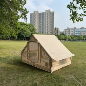 Luxury Inflatable Air Tent Waterproof Oxford Fabric Family Camping Hiking Party House Four Season Outdoor Shelter