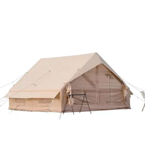 Luxury Inflatable Camping Tent Hand Pump Waterproof Outdoor 2 8 Person Four Season Glamping Mesh Windows Door Storage
