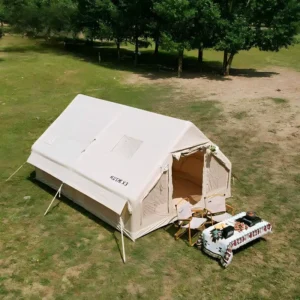 Luxury Inflatable Glamping Tent Waterproof Outdoor Camping Resort Accommodation Tent 12㎡ 13㎡ 17.8㎡ Custom Size Available