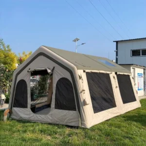 Luxury Inflatable Glamping Tent Waterproof Outdoor Camping Resort Accommodation Tent 12㎡ 13㎡ 17.8㎡ OEM Supplier